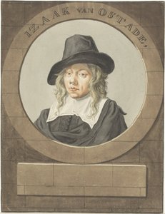 Retrato de Isaac van Ostade de Adriaen van Ostade