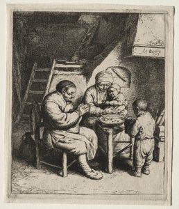 Dizendo Graça de Adriaen van Ostade