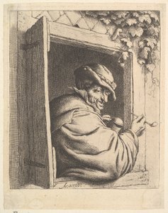 Fumador à janela de Adriaen van Ostade