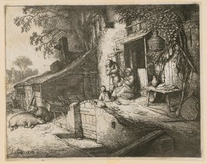 Fiandeira de Adriaen van Ostade