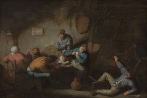 Cena de taberna de Adriaen van Ostade
