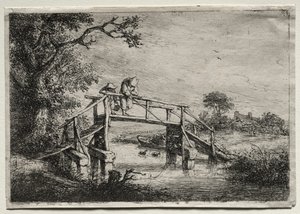 Os Pescadores de Adriaen van Ostade