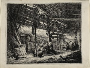 O Celeiro de Adriaen van Ostade
