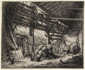 O Celeiro de Adriaen van Ostade