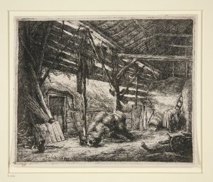 O celeiro de Adriaen van Ostade