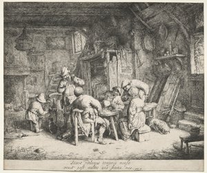 O café da manhã de Adriaen van Ostade