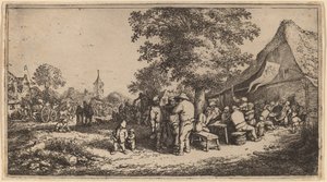 A feira de Adriaen van Ostade