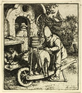 O amolador de facas de Adriaen van Ostade