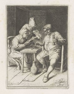 Fiddler na mesa de um casal
O concerto de Adriaen van Ostade