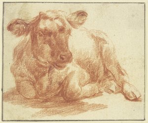 Gado deitado à esquerda de Adriaen van de Velde