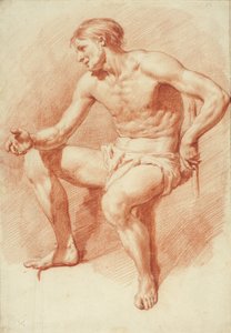 Estudo de um nu masculino