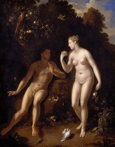 Francês: Adam et Ève près de l