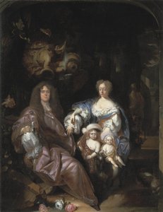 Retrato de uma família desconhecida de Adriaen van der Werff
