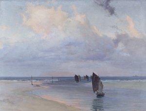 The Harbor Bar (óleo sobre tela)