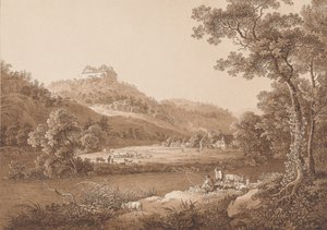 Castelo de Augustusburg visto do rio