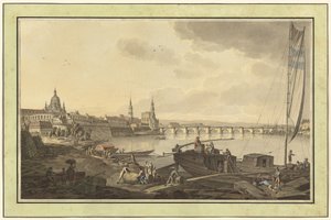 Dresden das margens do rio Elba