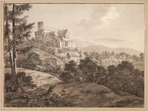 Vista do castelo Gnandstein, c. 1795