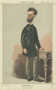 Rei Amadeus de Espanha (cor litho) de Adriano Cecioni