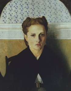 Retrato da esposa do artista (óleo sobre tela)