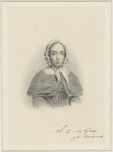 Retrato de Maria Geertruida de Goeje-Barbiers de Adrianus Johannes Ehnle