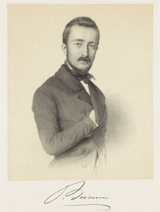 Retrato do Johannes Bosboom de Adrianus Johannes Ehnle