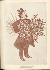 Fantasio, ca. 1912_4_1 - Ilustração de A Barrere (1874-1931): Esgrima - Rouzier Dorcieres