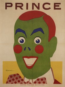 Príncipe, cartaz para Pathe Cinema (1912-1913) (cartaz) de Adrien Barrere