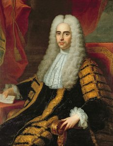 Retrato de Rt Hon John Methuen como Lord Chanceler da Irlanda