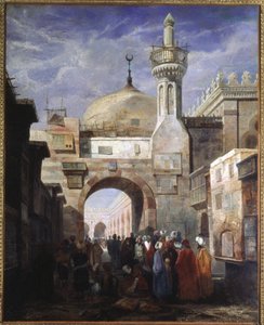 Mesquita no Cairo de Adrien Dauzats