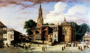 "Vista da cidade de Manzanares na Espanha"