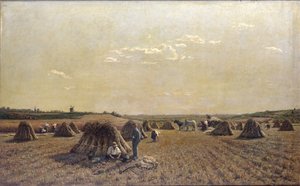 Cena da Colheita, 1879 de Adrien Louis Demont