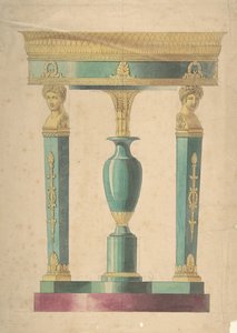 Design para uma mesa, início do século XIX. de Adrien Louis Marie Cavelier.