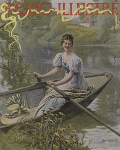 En Seine (no rio Sena). Capa do Le Figaro Illustre, julho de 1895