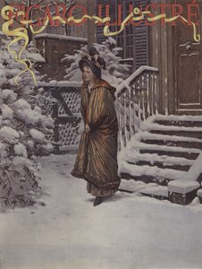 Premiere Neige (primeira neve). Capa do Le Figaro Illustre, janeiro de 1894