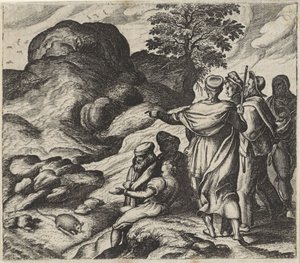 Fábula da Montanha Barragem de Egidius  Sadeler (II)