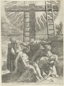 Descida da Cruz de Egidius  Sadeler (II)