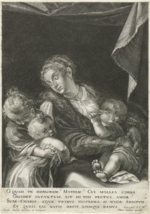 Amor / Cáritas de Egidius  Sadeler (II)