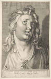 Cabeça Feminina de Aegidius Sadeler