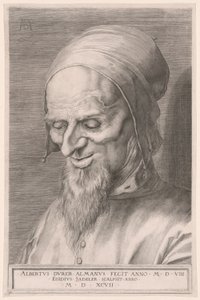 Cabeça de um apóstolo de Aegidius Sadeler II