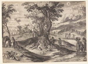 julho/agosto, de Os Doze Meses de Aegidius Sadeler II