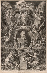 Retrato do Imperador Matias de Aegidius Sadeler II
