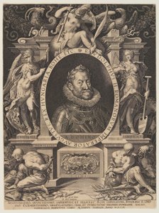 O Imperador Rodolfo II de Aegidius Sadeler II