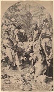 O sepultamento de Aegidius Sadeler II after Federico Barocci