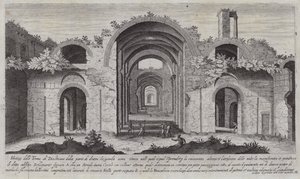 Banhos de Diocleciano, Roma (gravura)