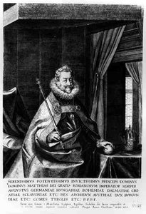 Retrato de Matias (1557-1619), Sacro Imperador Romano, 1616
