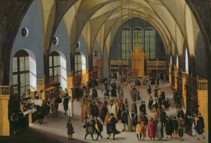 A Bolsa de Valores de Praga de Aegidius Sadeler or Saedeler