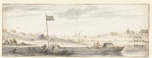 Escavação do Mallegat nos arredores de Dordrecht, 1648 de Aelbert Cuyp (attributed to)