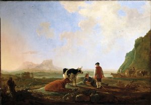 Pastores com vacas de Aelbert Cuyp