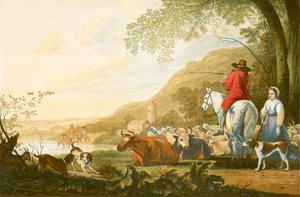 Paisagem - noite. de Aelbert Cuyp