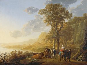 A fuga para o Egito de Aelbert Cuyp